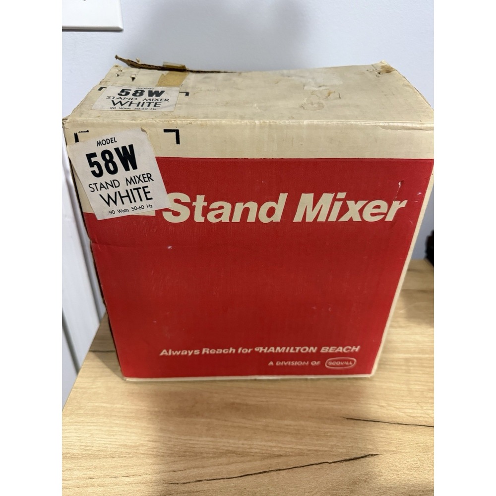 Vintage - Hamilton‎ Beach Stand Mixer Scovill Model 58 W New Old Stock
